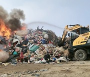 곡성 폐기물 매립장서 불…3시간46분 만에 진화(종합)