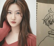 '음주운전 물의' 김새론, 그림 실력 인증하다 '빛삭'한 이유는?