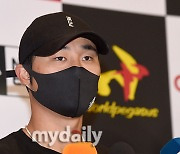 [MD포토] 김하성 'WBC 대표팀으로 만나고 싶어요'