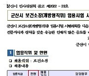 군산시, 개방형직위 보건소장 공개채용