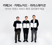 카페24-카테노이드-라라스테이션, 라이브커머스 사업지원 협약