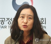 상호출자제한기업집단 현황정보 설명하는 민혜영 기업집단정책과장