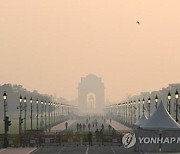 印뉴델리 최악 대기오염 시즌 시작…기준 10∼20배 초미세먼지