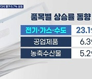 노래방 주인 "전기료 폭탄에 힘들어요"…다시 물가 5.7% 상승