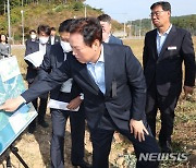 박완수 경남도지사, 마산·진해지역 현안사업 현장 점검