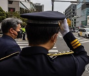 이태원 파출소 향하는 신임 용산경찰서장