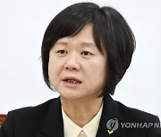 정의당 이정미 대표 연합뉴스와 인터뷰