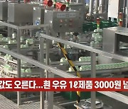 (영상)우윳값도 오른다...흰 우유 1ℓ제품 3000원 넘을 듯