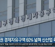 대구권 경제자유구역 60% 넓혀 신산업 육성