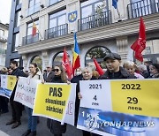 MOLDOVA PROTEST