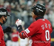 김강민 적시타!