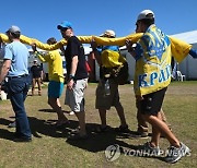 AUSTRALIA UKRAINIAN FLAG UNVEILING