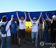 AUSTRALIA UKRAINIAN FLAG UNVEILING