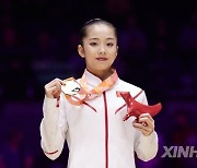 (SP)BRITAIN-LIVERPOOL-ARTISTIC GYMNASTICS-WORLD CHAMPIONSHIPS-WOMEN'S UNEVEN BARS FINAL