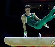 (SP)BRITAIN-LIVERPOOL-ARTISTIC GYMNASTICS-WORLD CHAMPIONSHIPS-MEN'S POMMEL HORSE FINAL