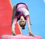 (SP)BRITAIN-LIVERPOOL-ARTISTIC GYMNASTICS-WORLD CHAMPIONSHIPS-WOMEN'S VAULT FINAL