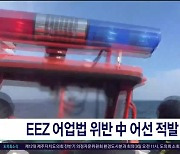 EEZ 어업법 위반 中 어선  적발