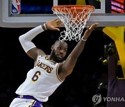 NBA 레이커스, 다시 연패…클리블랜드에 14점 차 완패