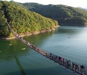 [제천소식] 옥순봉 출렁다리 내년 2월까지 단축 운영