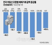 세종시 상업용 부동산 거래 1건… 빌딩 거래액, 1년새 61.9% `뚝`