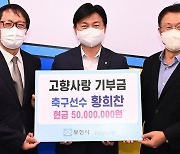 축구 국가대표 황희찬 선수, 부천시에 5000만원 기부