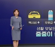 [뉴있저] 우윳값·택시비·난방비 줄인상...겨울 앞두고 '걱정'