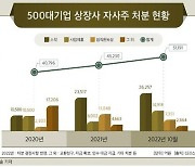 올해 대기업 자사주 처분 5조원 넘어…2년새 1조원 늘어