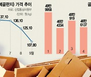 폐지 수거대란 오나···"金판지는 옛말, 더는 못 받아요"