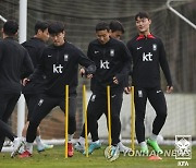 마지막 평가전 앞두고 '열중'