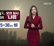 [날씨] 전북 내일 초미세먼지 오전 ‘나쁨’…주말 곳곳 비소식