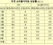 ‘인플레 꺾이나’ 미국 10월 소비자물가↑ 연간 7.7%…시장 예상 하회