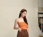 강민경, 과감한 어깨노출.. 환상의 쇄골 라인 [리포트:컷]