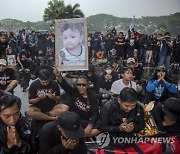 INDONESIA STAMPEDE PROTEST