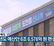 충청북도, 내년도 예산안 6조 6,576억 원 편성