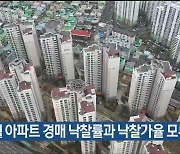 10월 아파트 경매 낙찰률과 낙찰가율 모두 하락