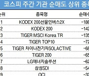 코스피 주간 기관 순매도 1위 'KODEX 200선물인버스2X'