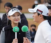 [Ms포토] 한설희 해설위원 '김영수 선수 소감~'