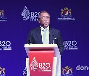 정의선 현대차그룹 회장, ‘B20 서밋’ 기조연설