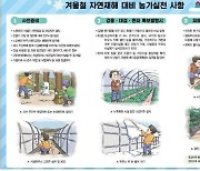 농식품부, 농업재해대책상황실 24시간 운영…대설·한파 대비