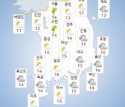 오늘(14일) 출근길 쌀쌀…수도권‧강원영서 한때 비