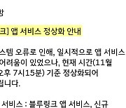 현대차그룹 자동차 스마트폰 원격 서비스 5시간 먹통