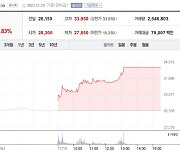 일동홀딩스 주가, 일동제약과 동반 상한가 “땡큐! 조코바”