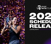 WTA, 내년 투어 스케줄 발표