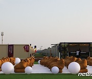 '팬 빌리지' 축구 관람은 야외에서