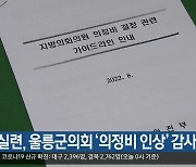 대구경실련, 울릉군의회 ‘의정비 인상’ 감사 요청