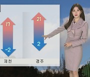 [날씨] 내일 큰 일교차…중부·경북 아침 짙은 안개