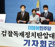 민주당 검찰독재정치탄압대책위원회 기자회견