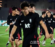 [포토] 몸 푸는 축구대표팀