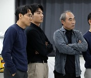 연극 '광부화가들' 배우 김중기-노기용-강신일-정석용