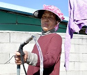 '제한급수'에 미리 물 받는 금일도 주민